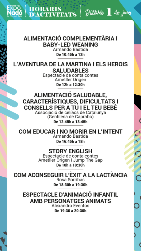 ExpoNadó Vilanova, un fin de semana dedicado al embarazo, la infancia y las nuevas familias