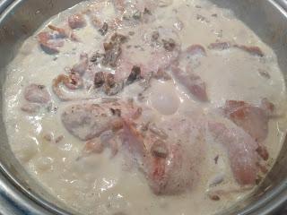 FILETES DE LOMO DE CERDO EN SALSA DE CHAMPIÑONES