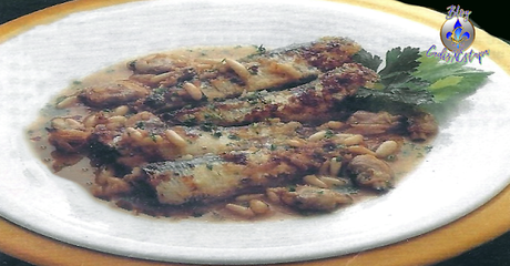 Sardinas con Almejas y Piñones