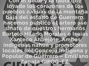 Responde concejo indígena popular guerrero emiliano zapata (cipog-ez) asesinato integrantes