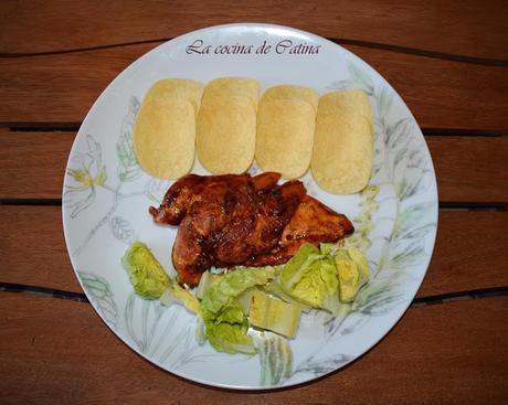 Pollo en salsa de miel y limón