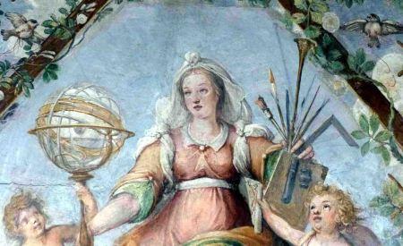 Alegorías matemáticas del Palazzetto Zuccari en Roma