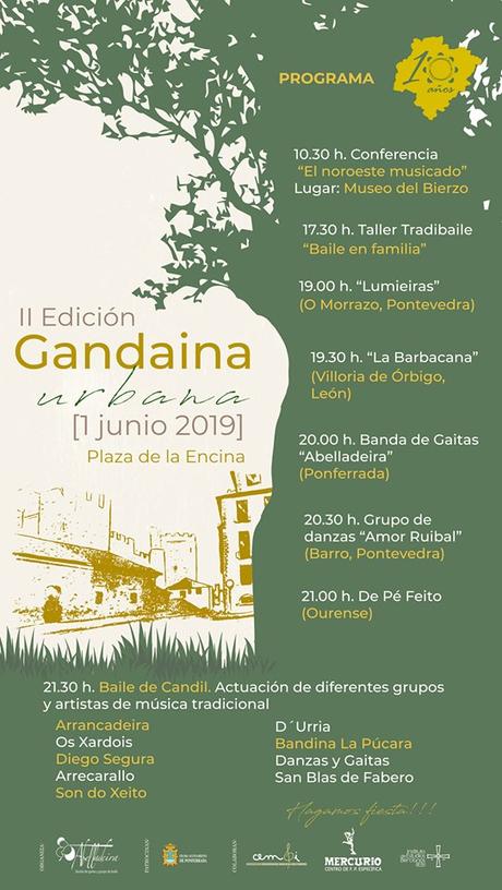 El sábado se celebra en la Plaza del Ayuntamiento de Ponferrada la X Gandaina urbana 2019