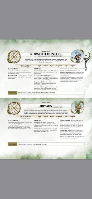 Mega filtración del Battletome de Sylvaneth para AoS