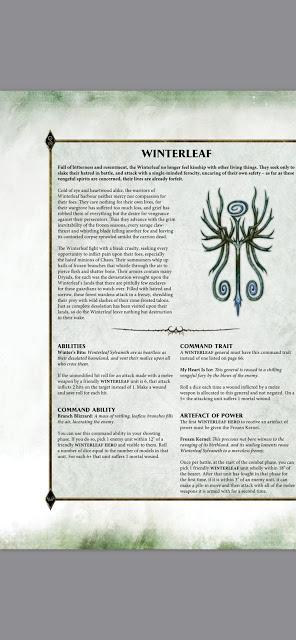 Mega filtración del Battletome de Sylvaneth para AoS