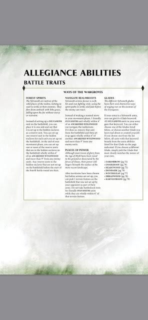 Mega filtración del Battletome de Sylvaneth para AoS