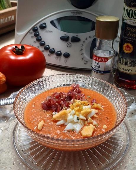 Salmorejo sin gluten , receta muy sencilla para verano