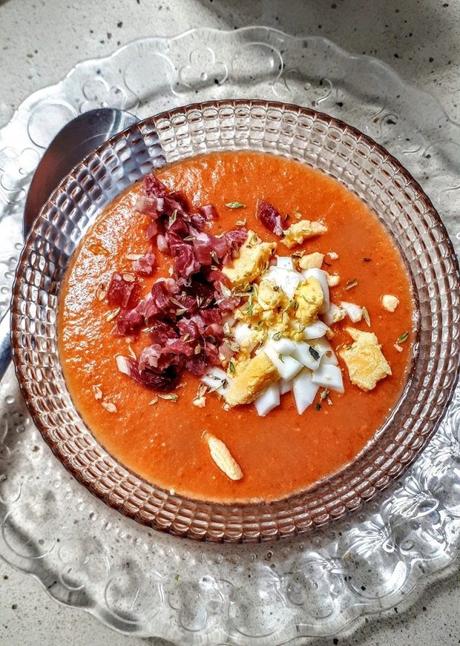 Salmorejo sin gluten , receta muy sencilla para verano