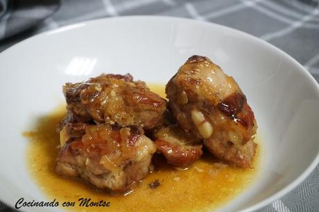 Costillas de cerdo a la cerveza