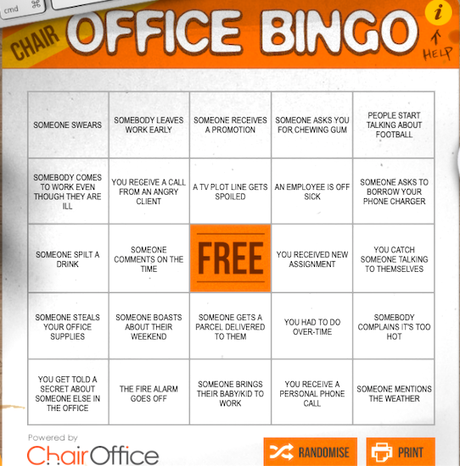 Bingo en la oficina