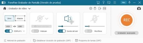 El mejor programa para grabar la pantalla del ordenador – FonePaw