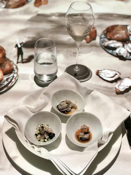 Petit R en Mandarin Oriental, pop up gastronómico con champagne Ruinart ruinart menu degustacion mandarin oriental