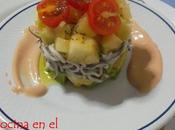 Ensalada piña aguacate