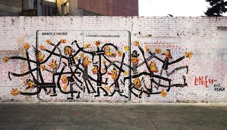 Moleskine convierte obras de street art en anuncios en esta bonita campaña