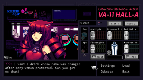 Análisis VA-11 Hall-A – Nuestro bar cyberpunk de siempre