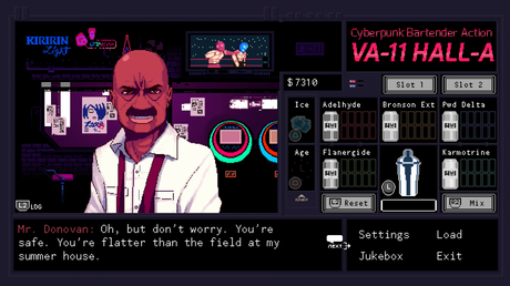 Análisis VA-11 Hall-A – Nuestro bar cyberpunk de siempre