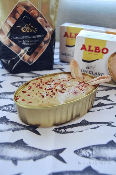 Crema de untar de atún y mejillones con Degustabox Crema de untar de atún y mejillones con Degustabox