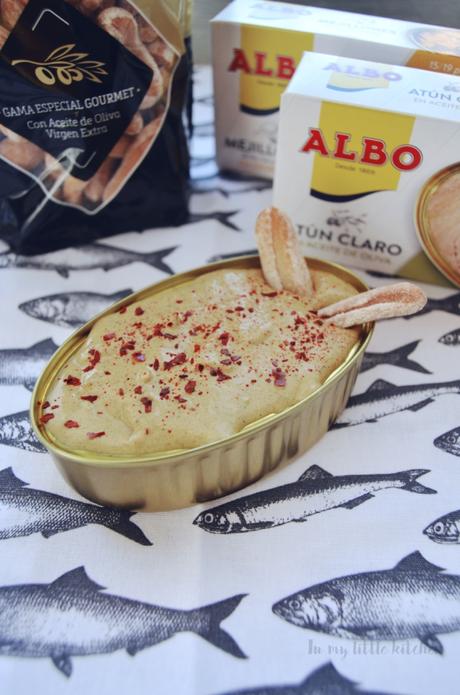 Crema de untar de atún y mejillones con Degustabox Crema de untar de atún y mejillones con Degustabox