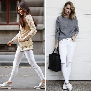 Street style (jeans blancos)