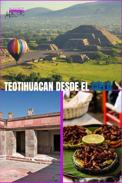 Teotihuacan, vuelo en globo, turismo en México, zonas arqueológicas