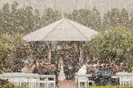 boda nevando en estados unidos