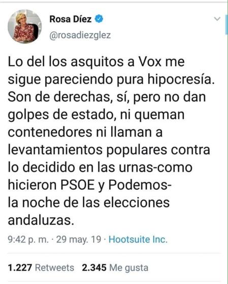 La demonización de VOX es una vileza