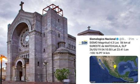 Se registra sismo de 4.3 al sureste de Matehuala