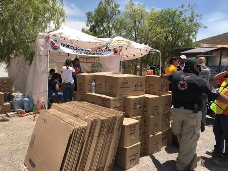 Acusan a Protección Civil de intentar robarse donativos de brigadistas