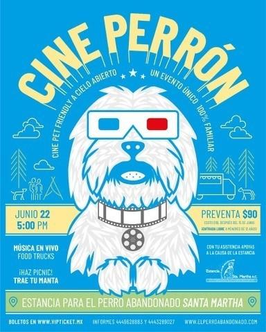 Cine Perrón: función de cine “pet friendly” en San Luis Potosí