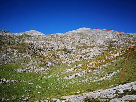 Peña Rueda y Agüeria desde Lindes