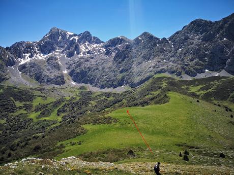Peña Rueda y Agüeria desde Lindes