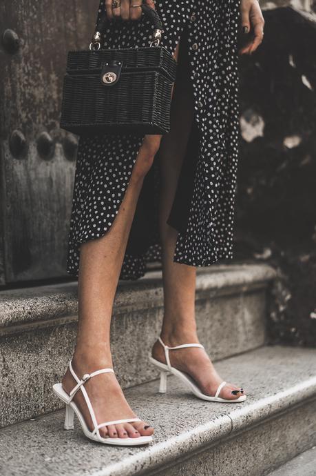 Cómo mezclar estampados: Rayas y lunares jessica buurman