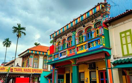 zona de Little India en Singapur