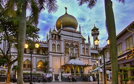 la Mezquita del Sultán en Singapur