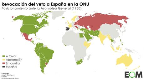 ¿Por qué México y Uruguay votaron en contra del ingreso de España en la ONU en 1950?