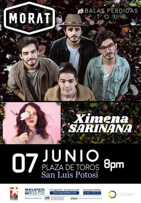 Morat y Ximena Sariñana se presentarán en San Luis Potosí