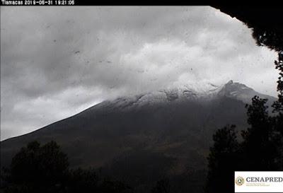 CENAPRED informa: El Semáforo de Alerta Volcánica del Popocatépetl se encuentra en AMARILLO FASE 2.