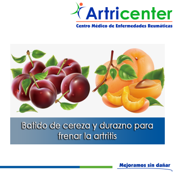 Artricenter: Batido de cereza y durazno para frenar la artritis