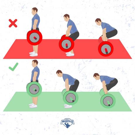 Así es como se hace Peso muerto con una buena técnica: Pá...