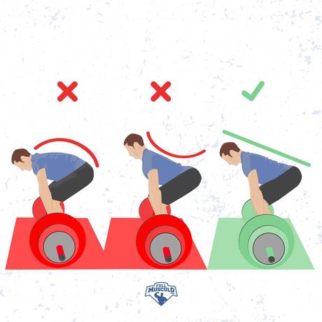 Curvatura de la espalda en deadlift