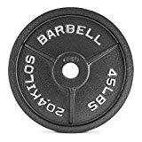 Discos para peso olímpico color negro marca CAP