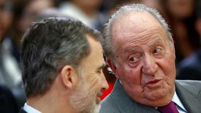 Los claroscuros del rey Juan Carlos I, retirado hoy de la vida pública oficial.