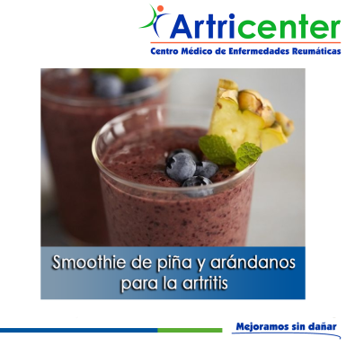 Artricenter: Smoothie de piña y arándanos para la artritis