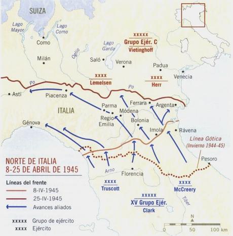 II GUERRA MUNDIAL: ENTRADA DE LOS ALIADOS EN ROMA Y RUPTURA DE LA LÍNEA GÓTICA