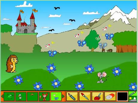 Dibujar y colorear con Cyberkidz