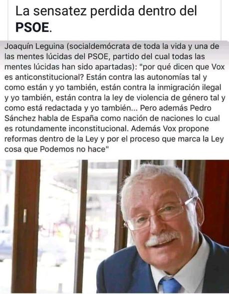 El PSOE ha perdido la sensatez y otras muchas cosas