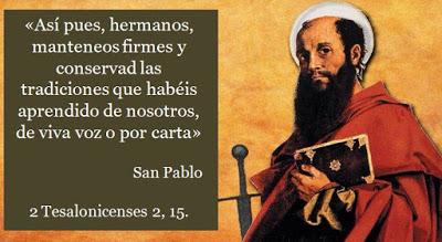 Explicando a un protestante la relación de autoridad entre la Biblia y la Tradición en la doctrina católica.