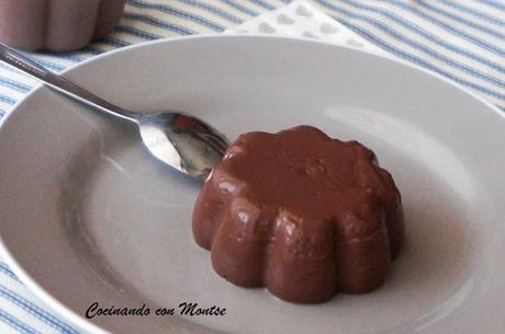 Flan de chocolate sin horno Flan de chocolate sin horno