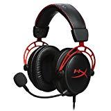 HyperX Cloud Alpha Pro - Auriculares para Jugadores Profesionales (con Cable Trenzado extraíble y micrófono de cancelación de Ruido, Compatible con PS 4, Xbox One y platformas de 3.5 mm), Color Negro