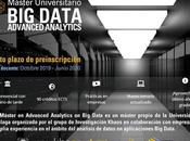abre período preinscripción Edición Máster Advanced Analytics Data